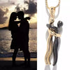 Collana amanti intrecciati