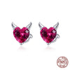 Boucles d’oreilles Angel or Devil Heart