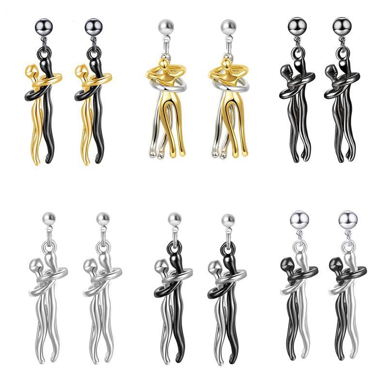 Boucles d’oreilles les Amoureux enlacés