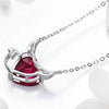 Collier Angel or Devil Heart