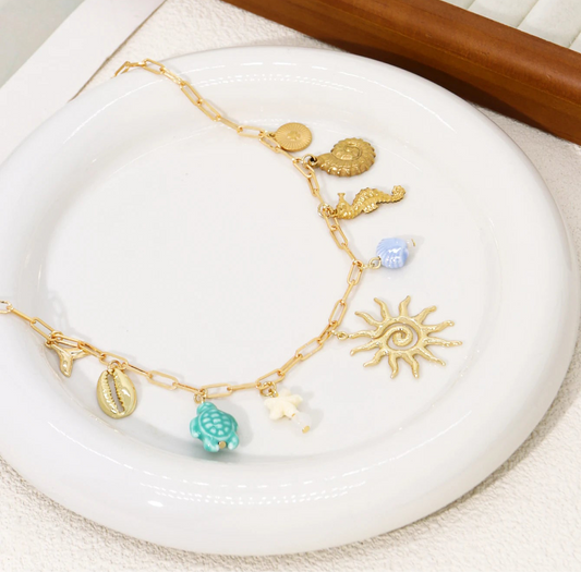 Collier Charms Océan