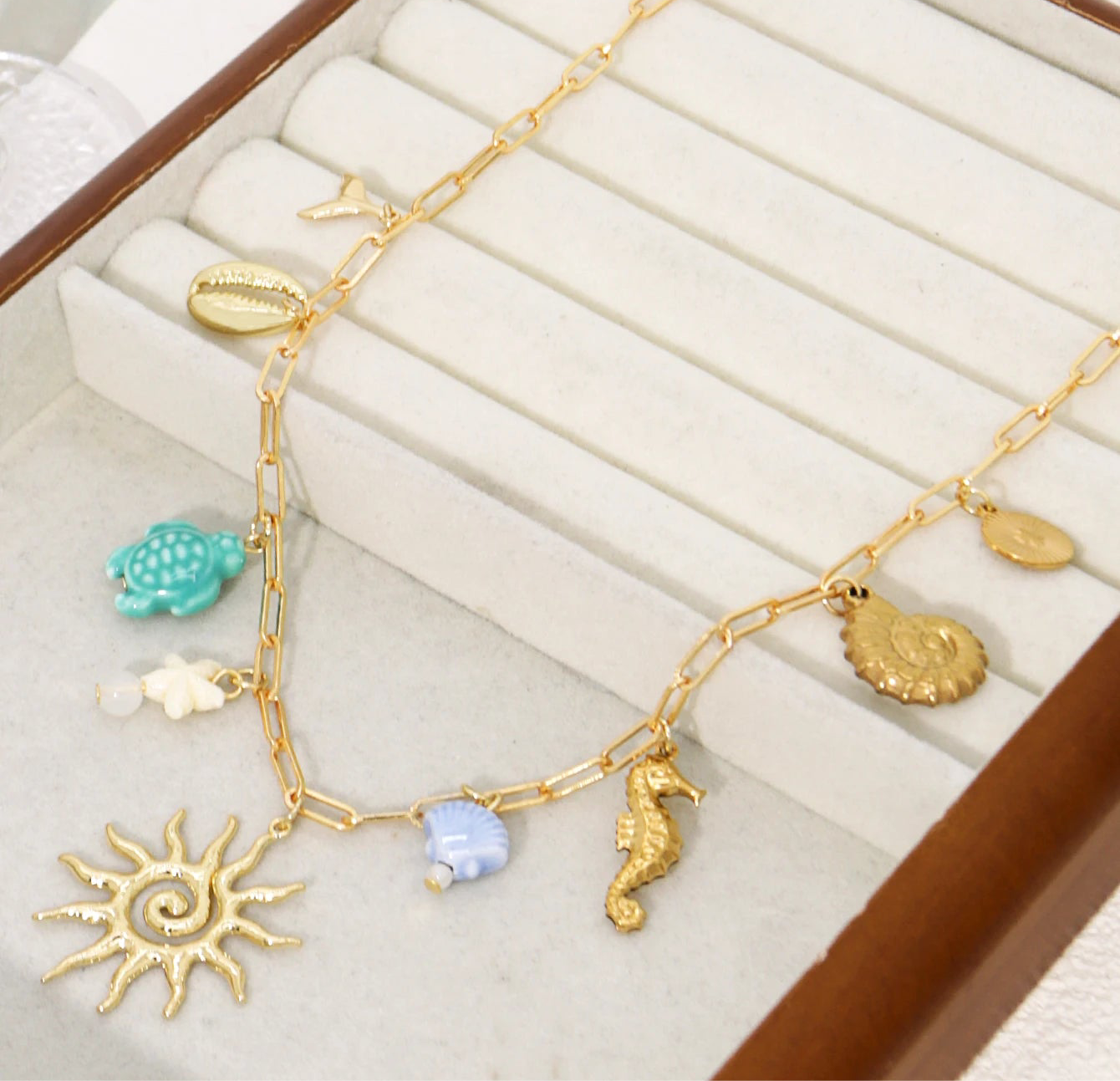 Collier Charms Océan