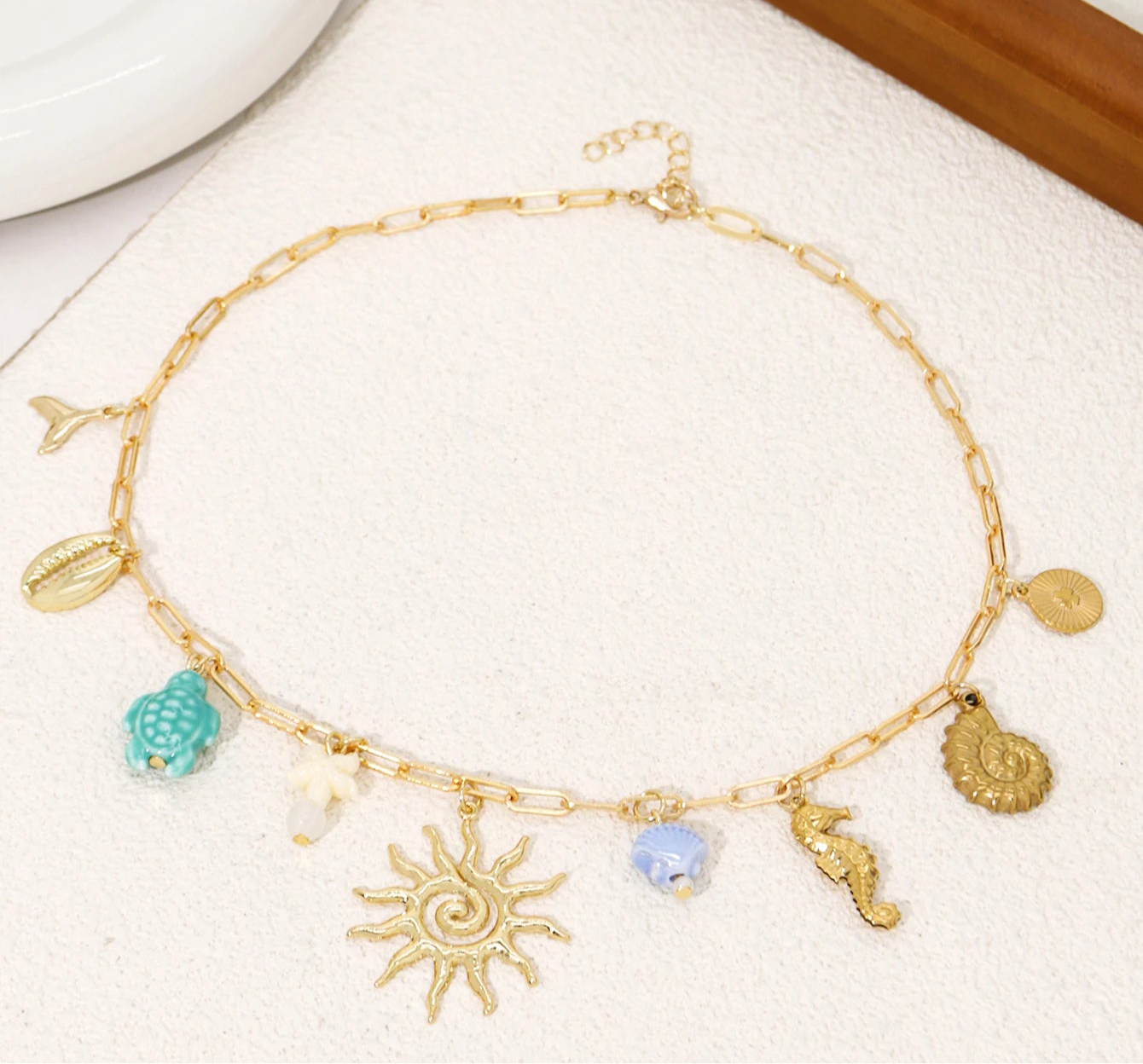 Collier Charms Océan