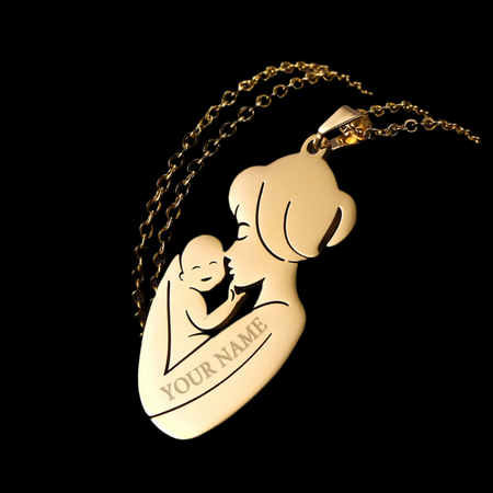 Collier personnalisé I love mama