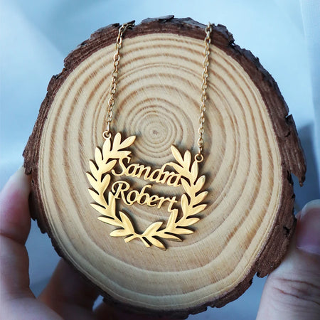 Collier personnalisé 2 prénoms