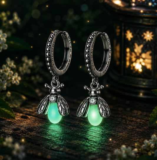 Boucles d’oreilles Lucioles lumineuse