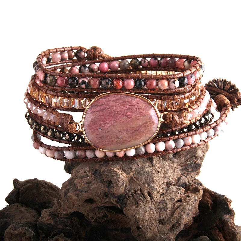 Bracelet Bohème Amazona – Amazonite & Pierres Naturelles