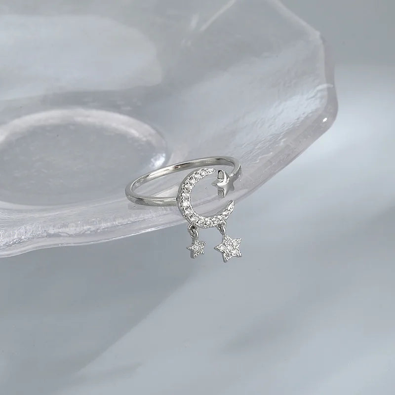 Bague Lune & Étoiles
