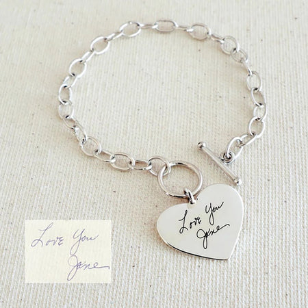 Bracelet cœur message