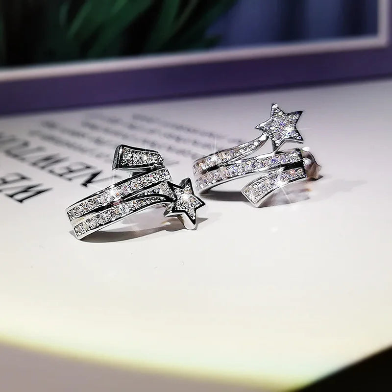 Boucles d’oreilles Étoile Filante