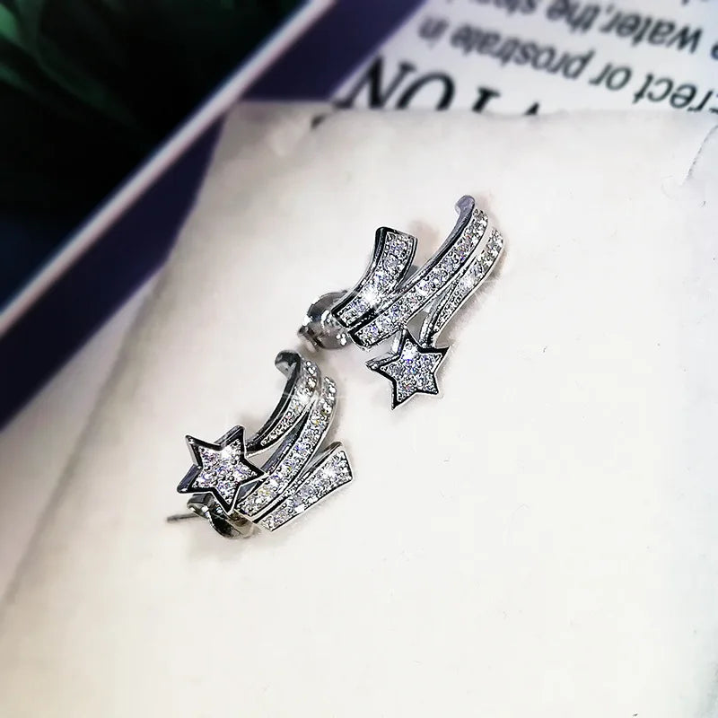Boucles d’oreilles Étoile Filante