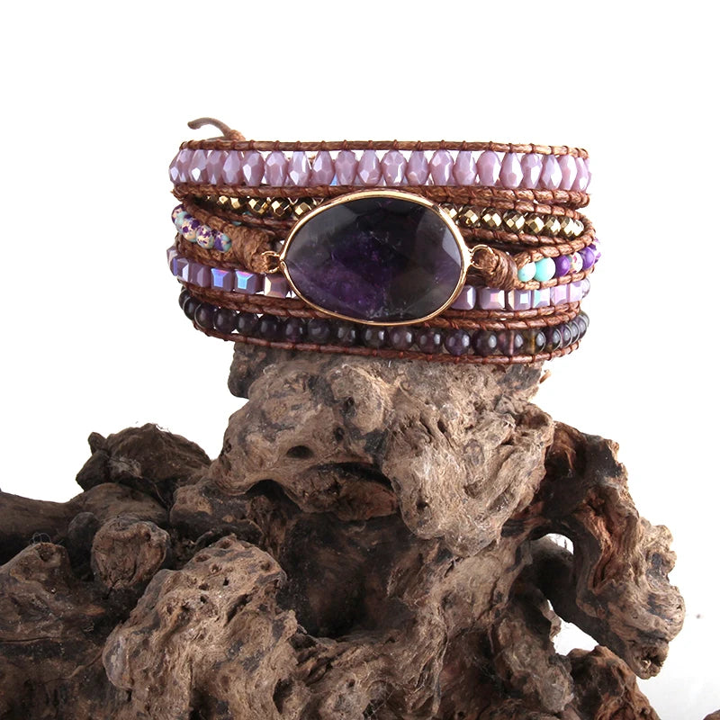 Bracelet Bohème Amazona – Amazonite & Pierres Naturelles