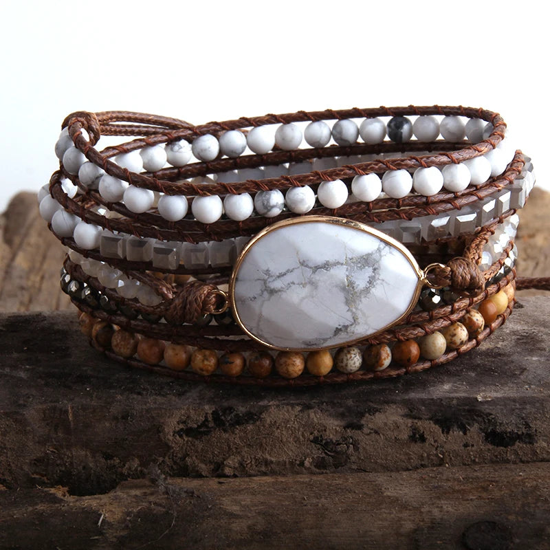 Bracelet Bohème Amazona – Amazonite & Pierres Naturelles