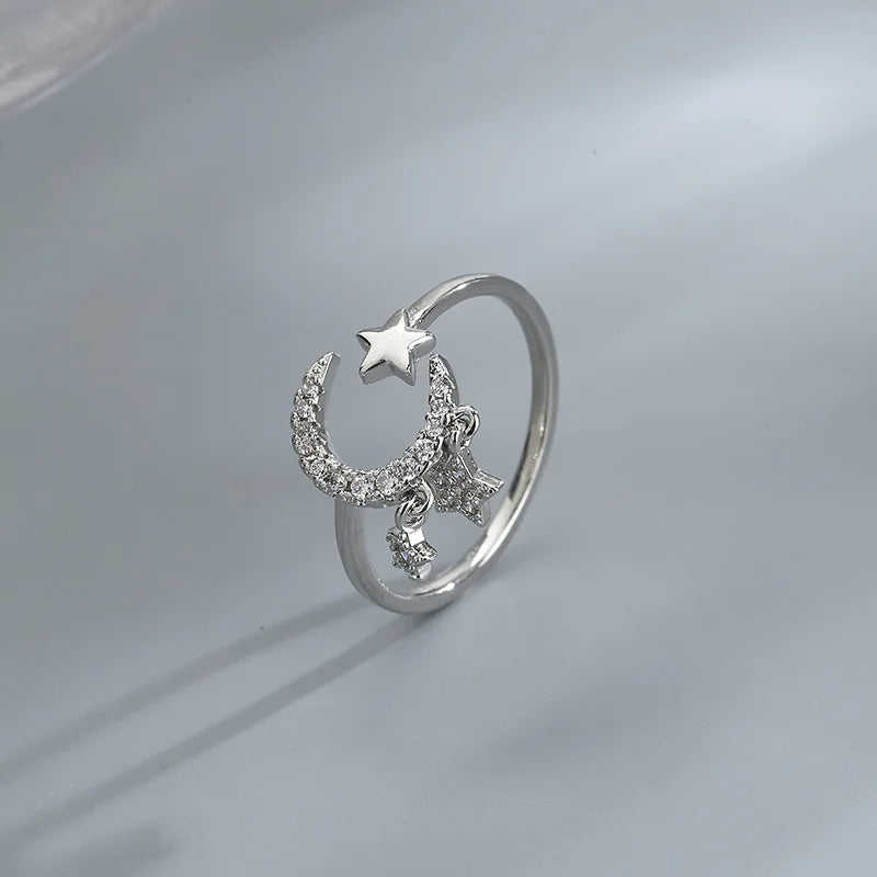 Bague Lune & Étoiles