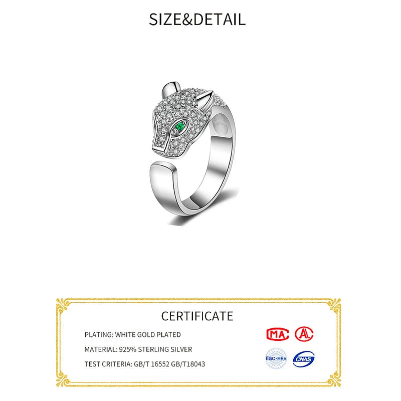 Bague Panthère des neiges