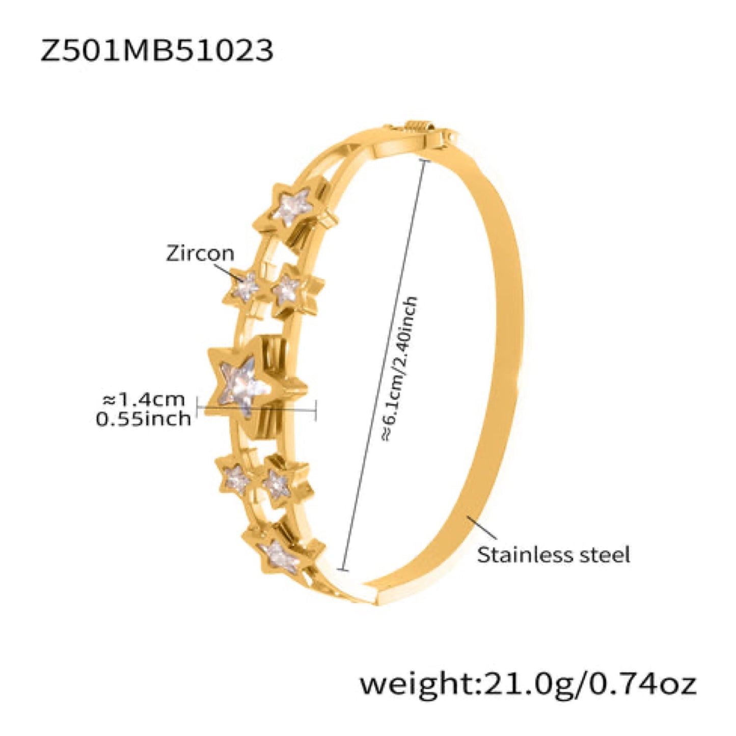 Bracelet Étoiles Célestes
