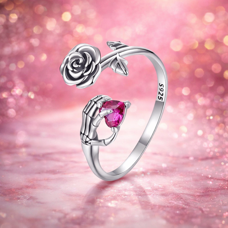 Bague Rose Éternelle