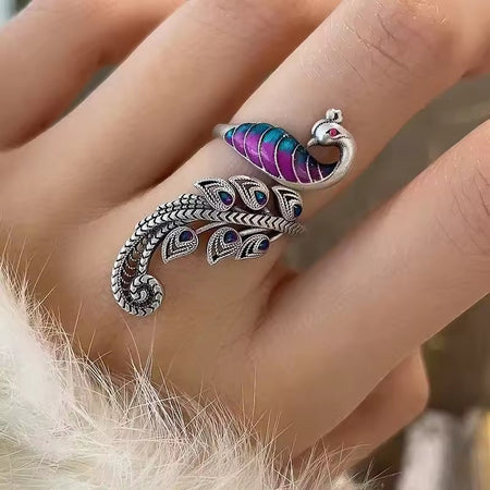 Bague Paon Mystique