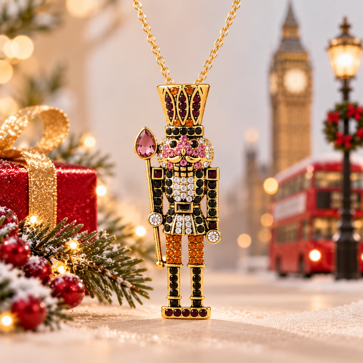 Limited Edition Nutcracker pendant necklace
