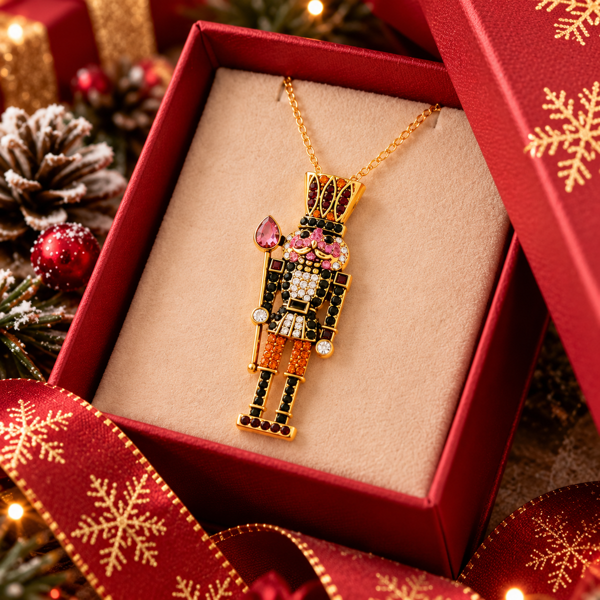 Limited Edition Nutcracker pendant necklace