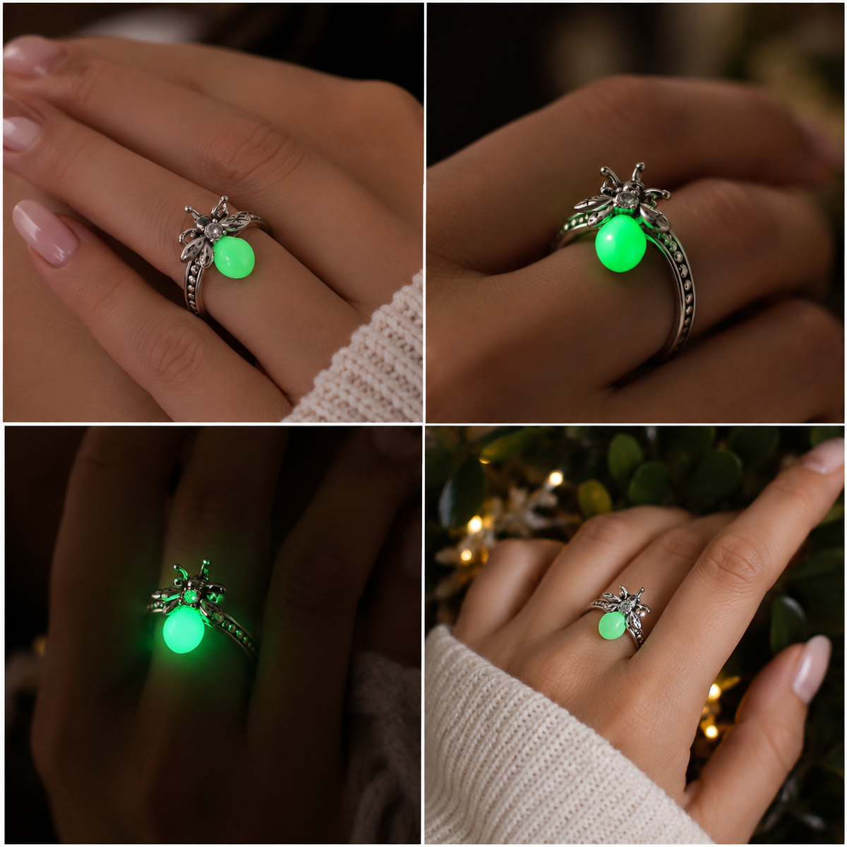 Bague Luciole Lumineuse