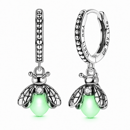 Boucles d’oreilles Lucioles lumineuse