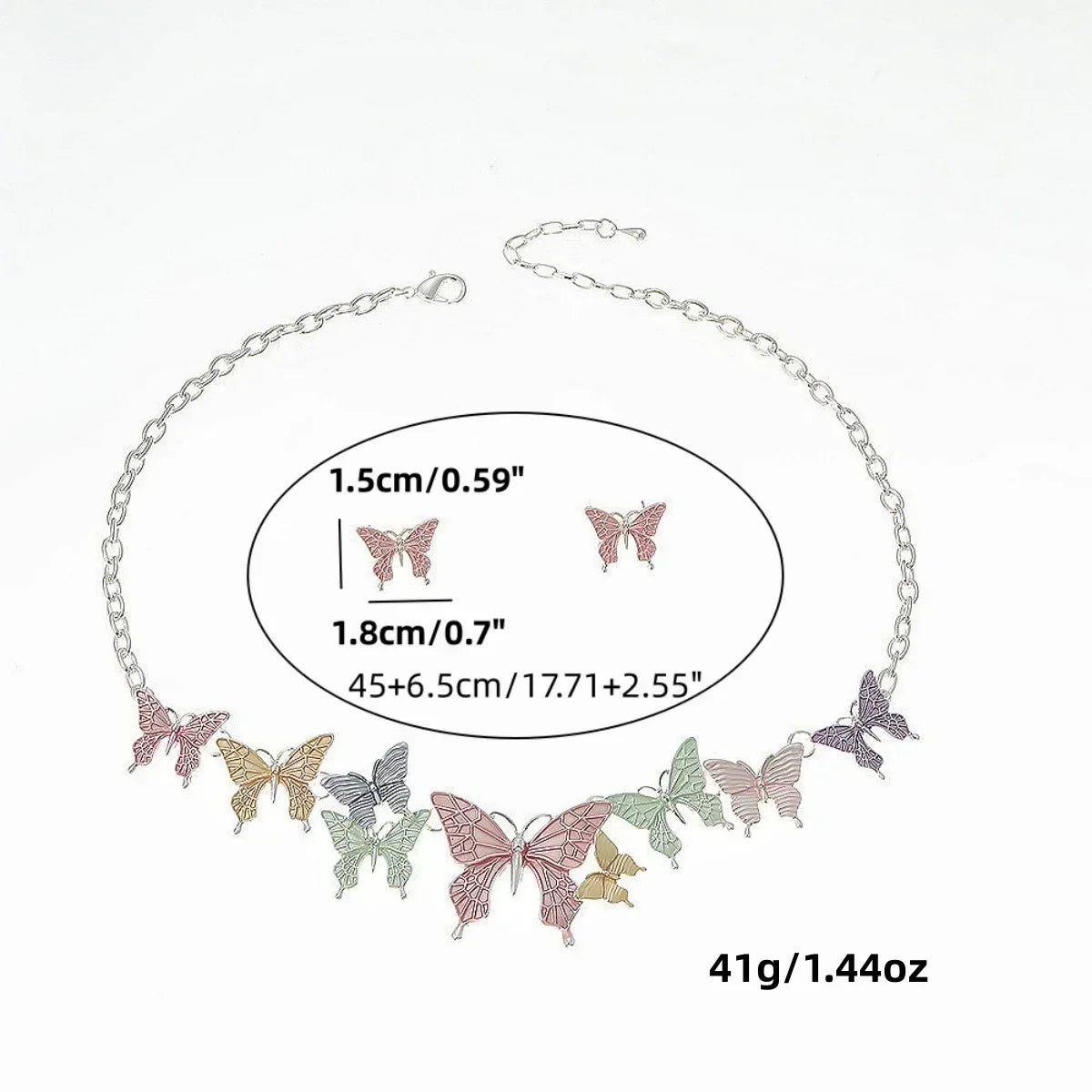 Boucles d’oreilles Papillons enchantés