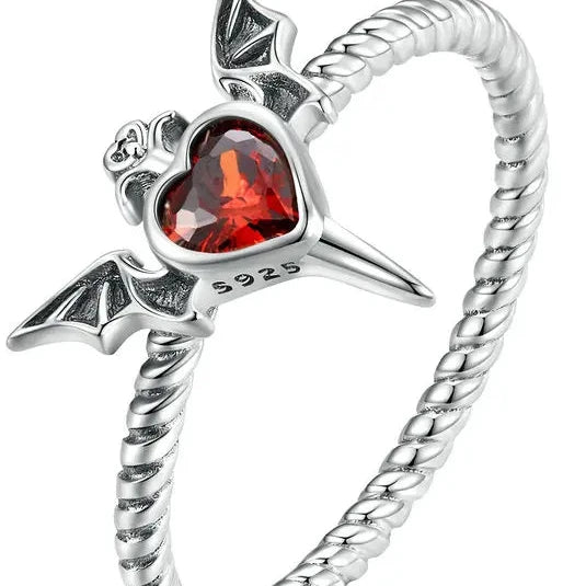 Bague Cœur de feu
