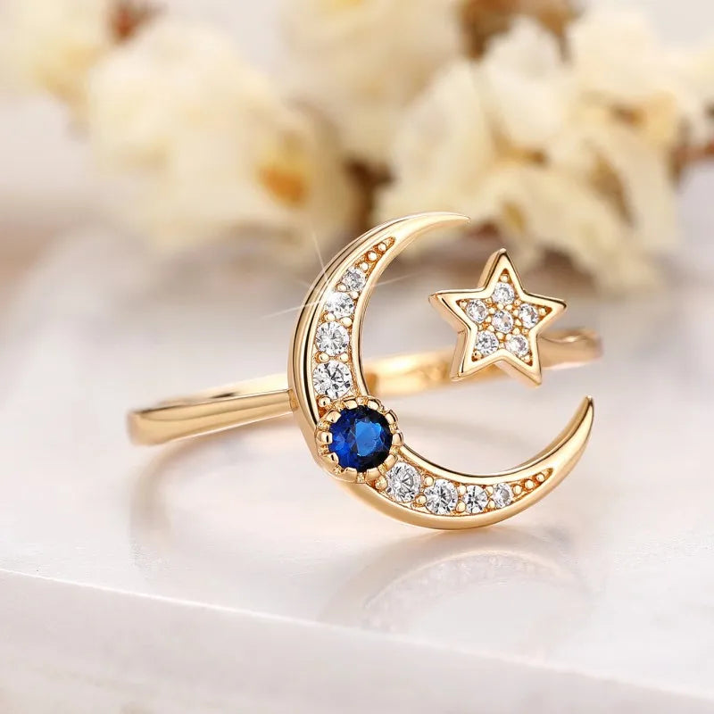 Bague Moon Star