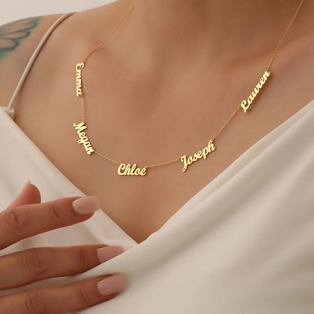 Collier personnalisé prénoms