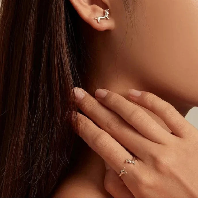 Bague Teckel éternel