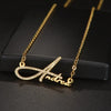 Personalized glitter name necklace