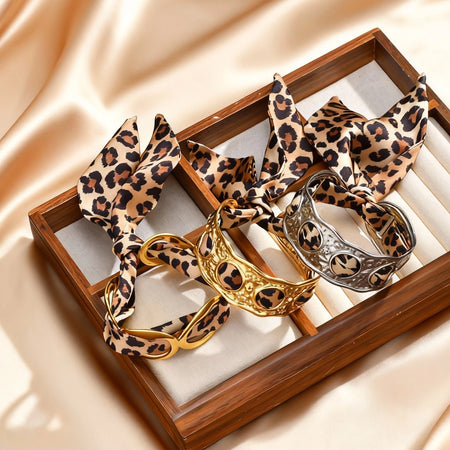 Bracelet manchette Safari chic