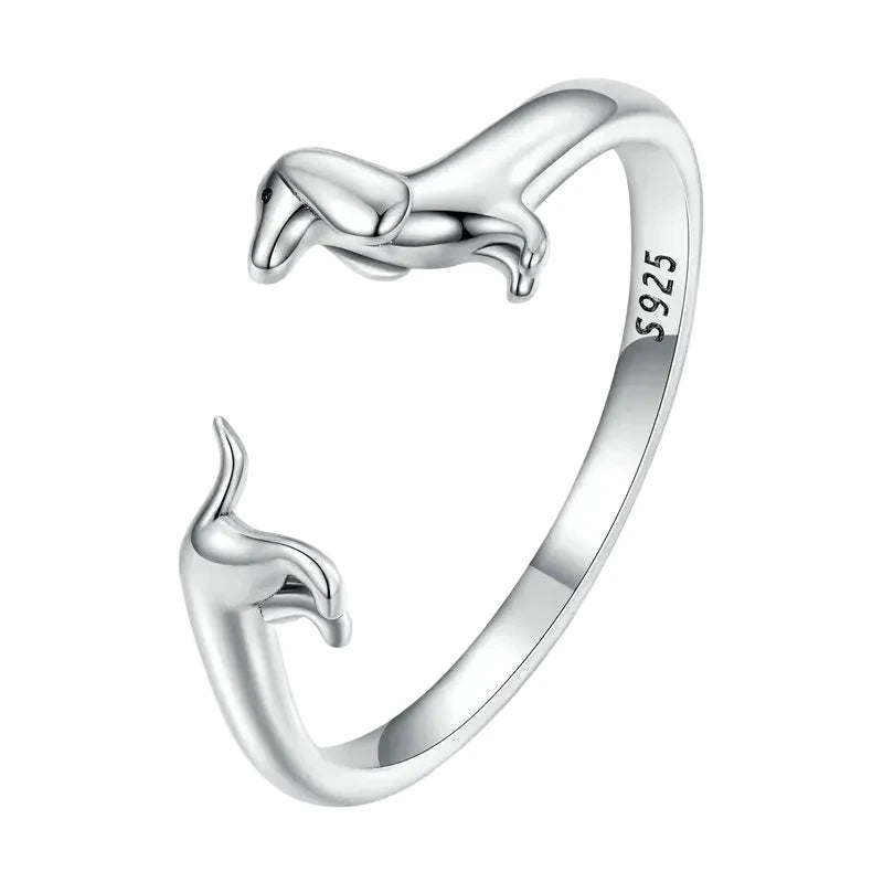 Bague Teckel éternel