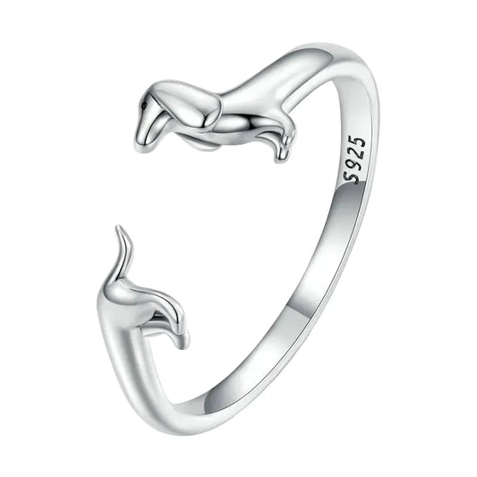 Bague Teckel éternel
