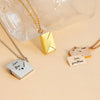Collana con lettera e messaggio
