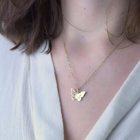 Collana farfalla personalizzata