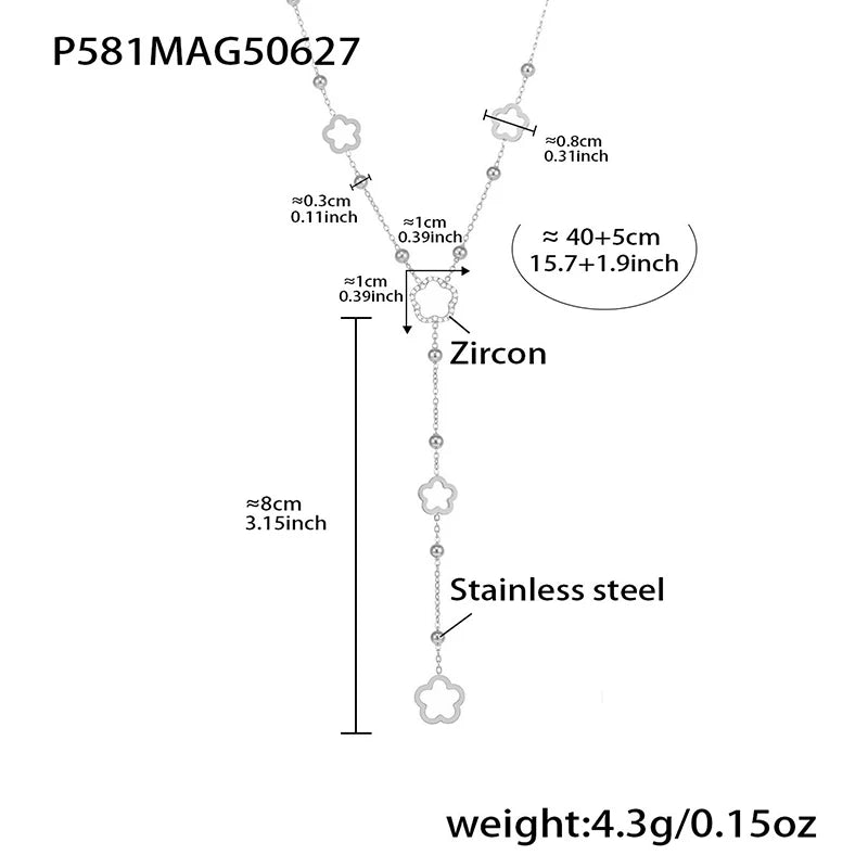 Collier AUREYA – Collier Doré Multi-Rangs à Pendentif Y