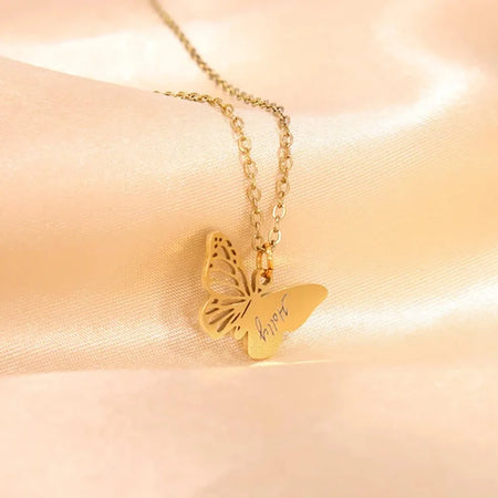 Collana farfalla personalizzata