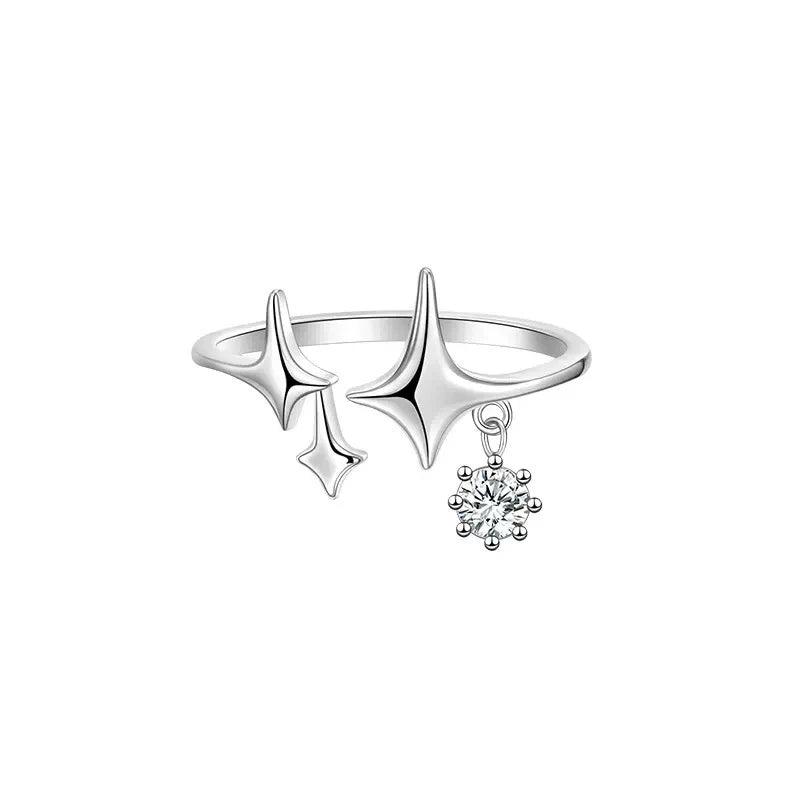 Bague Lune & Étoiles