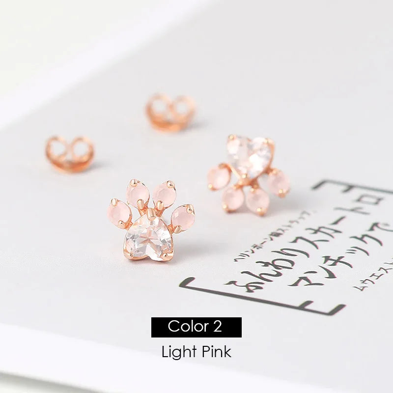 Boucles d’Oreilles Patte de Chat