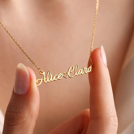 Collier personnalisé 2 prénoms