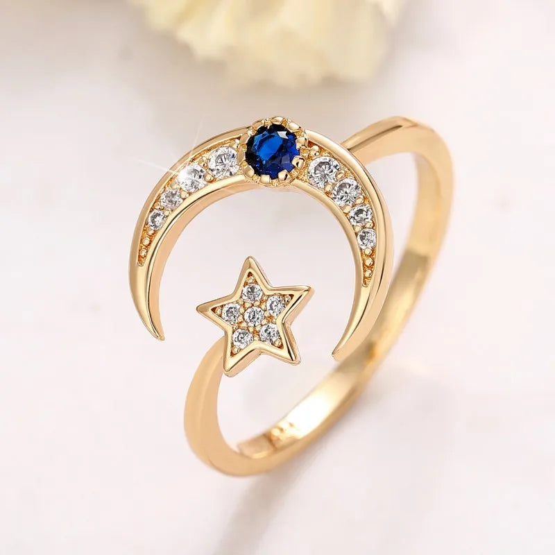 Bague Moon Star