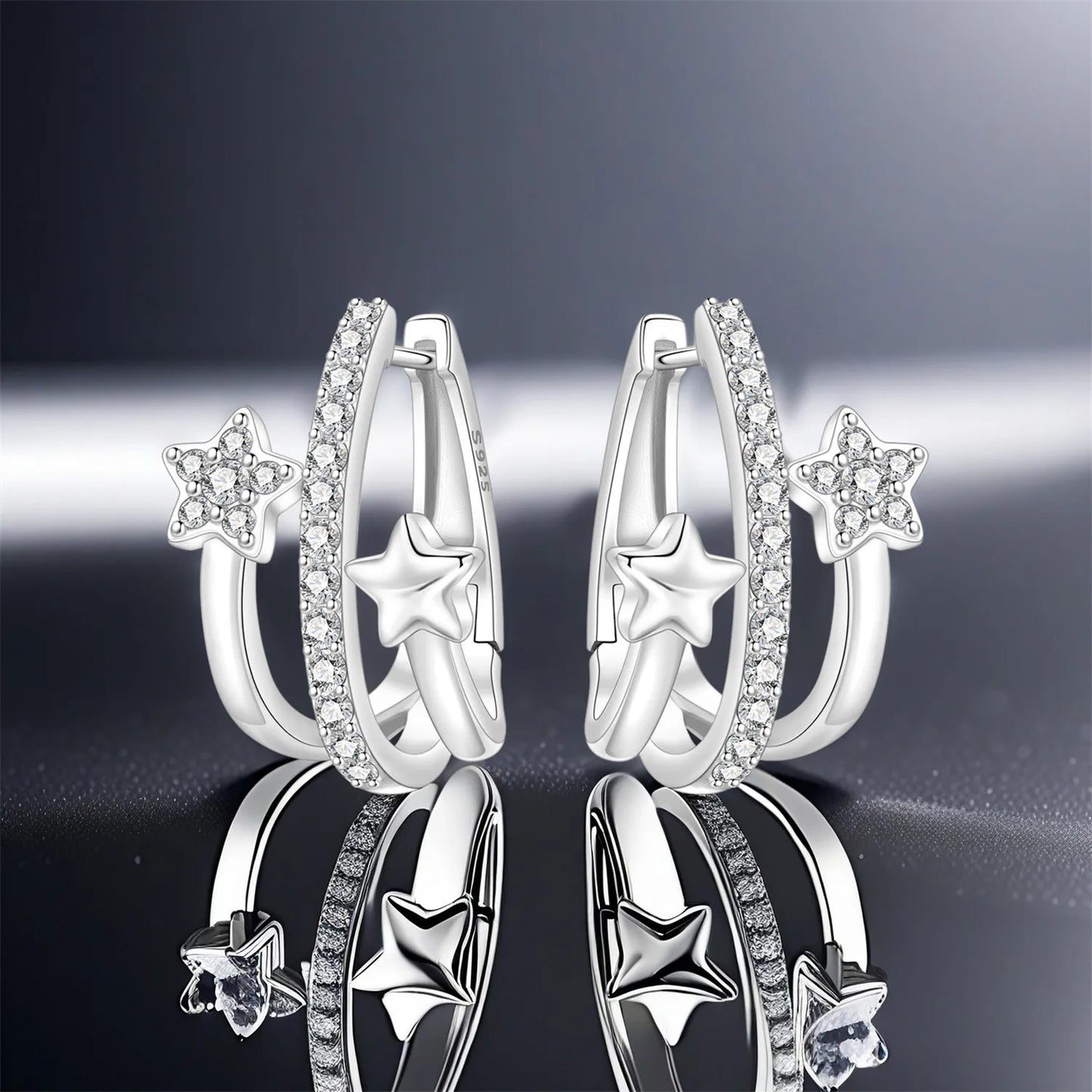 Boucles d’Oreilles Étoiles