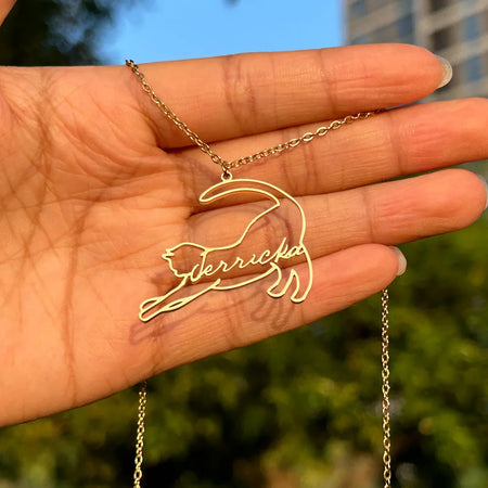 Collana personalizzata con gatto