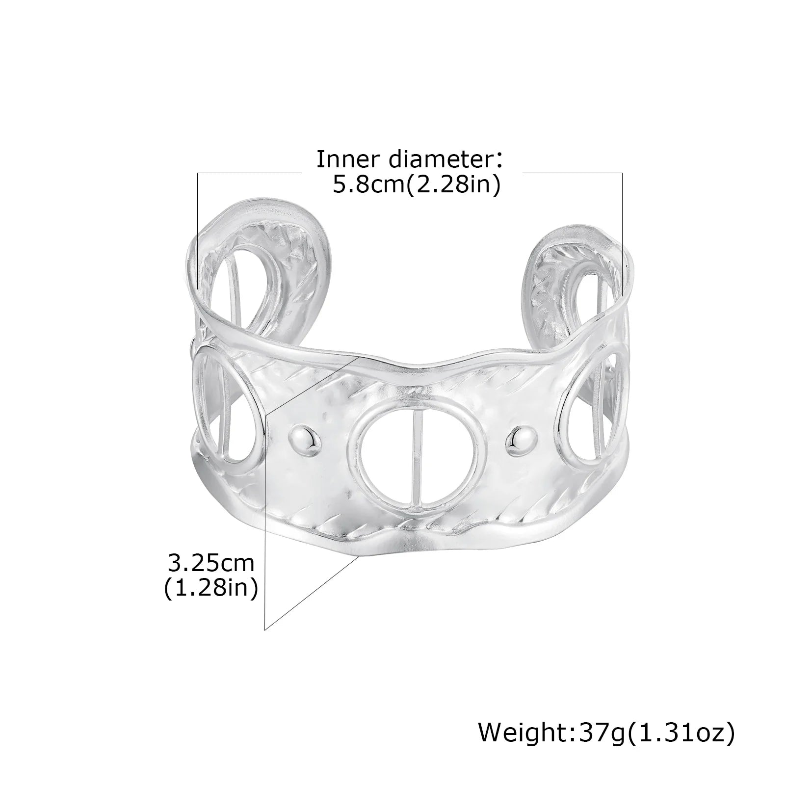 Bracelet manchette Safari chic