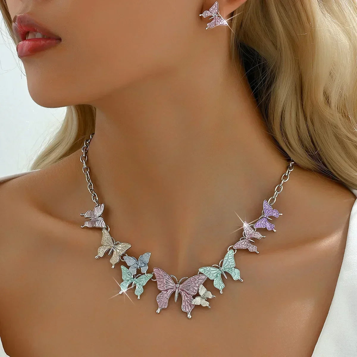 Boucles d’oreilles Papillons enchantés