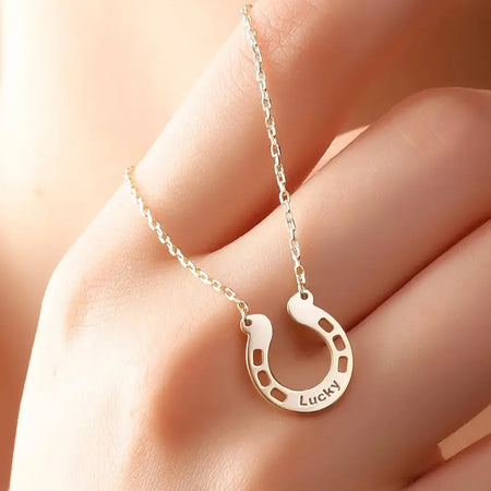 Collana personalizzata a forma di ferro di cavallo