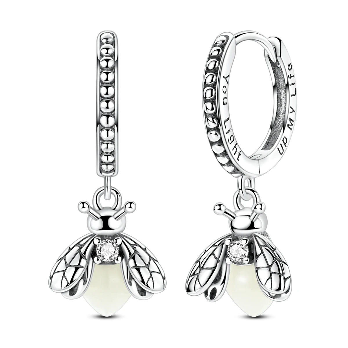 Boucles d’oreilles Lucioles lumineuse