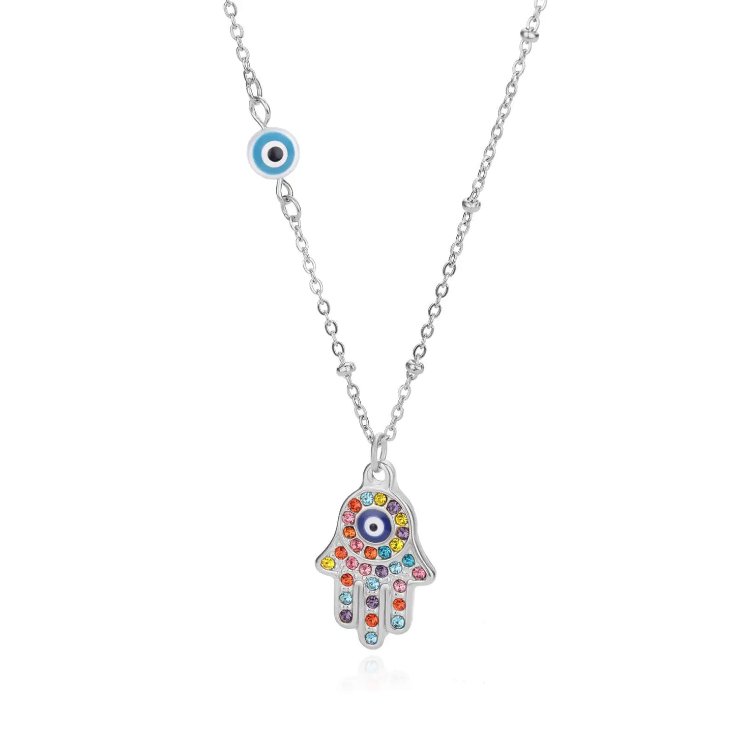 Collier Main de Fatma Œil Protecteur